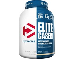 Dymatize Elite Casein - Eiwitpoeder / Eiwitshake - 1814 gram - Vanilla