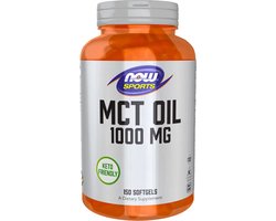 NOW Foods NOW Foods MCT olie 1000 mg (150 gelcapsules) - Sports