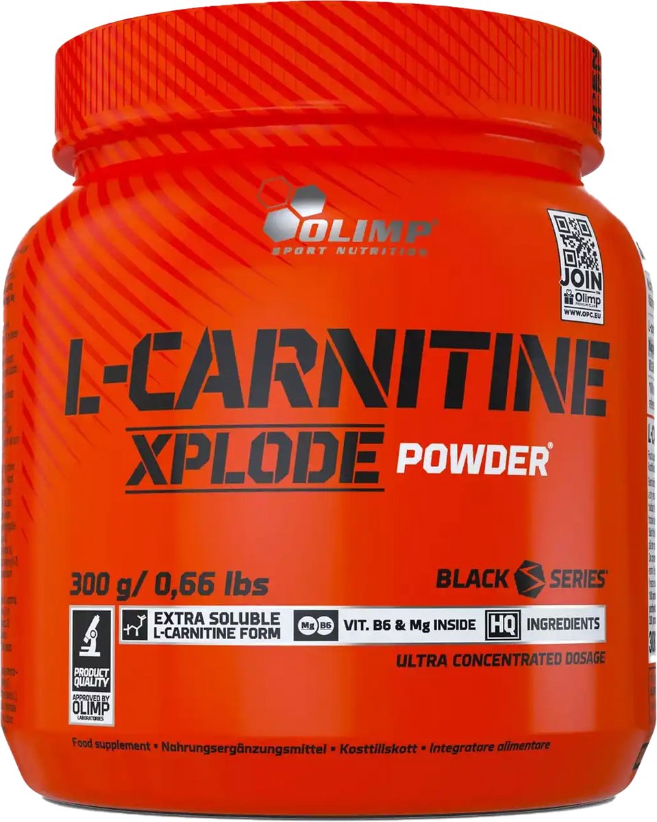 L-Carnitine Xplode Powder - 300 g - Orange