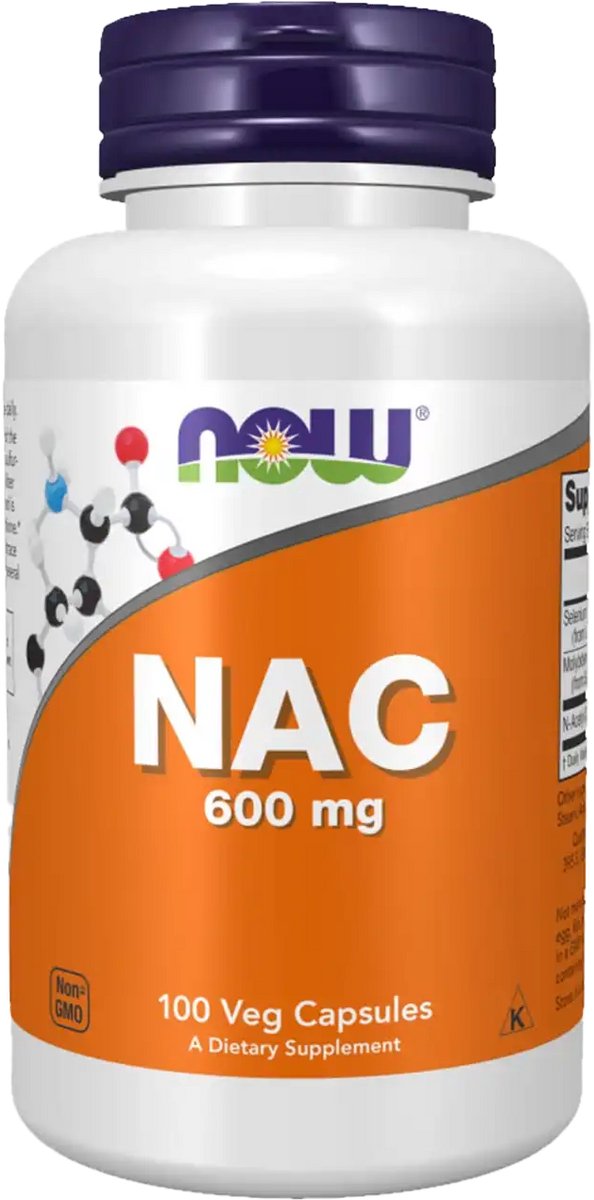 Now Foods - N-Acetyl Cysteine (NAC) - 100 Vegicaps