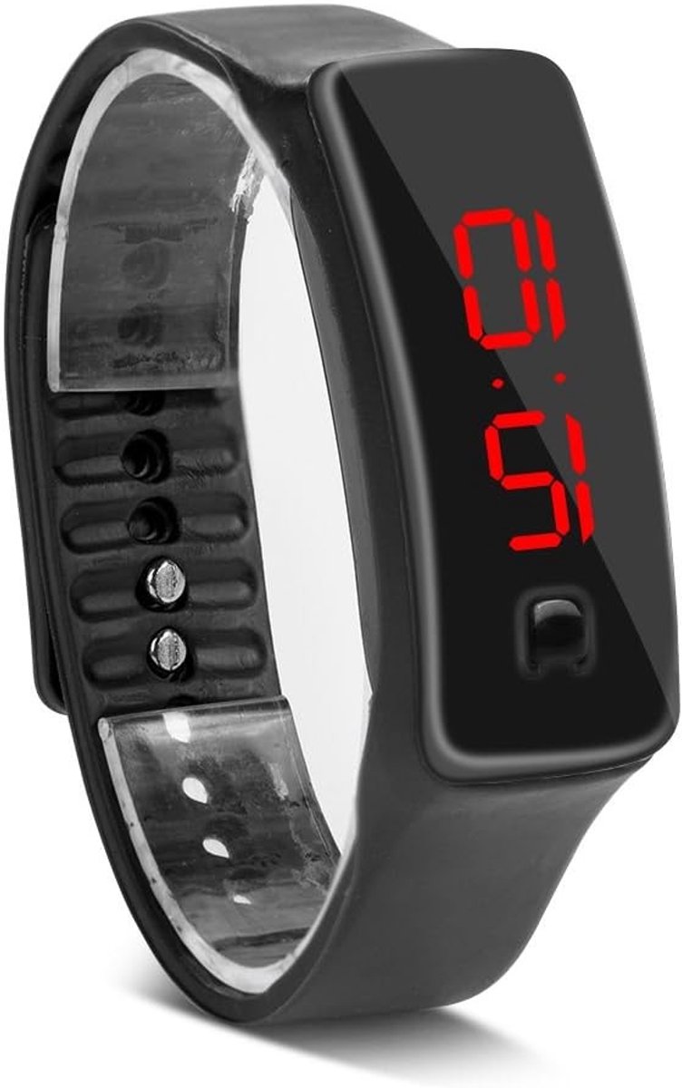 Kleurige LED Digitale Sporthorloge met Siliconen Armband voor Jongens en Meisjes, 12 Uur Weergave, Perfect voor Kinderen