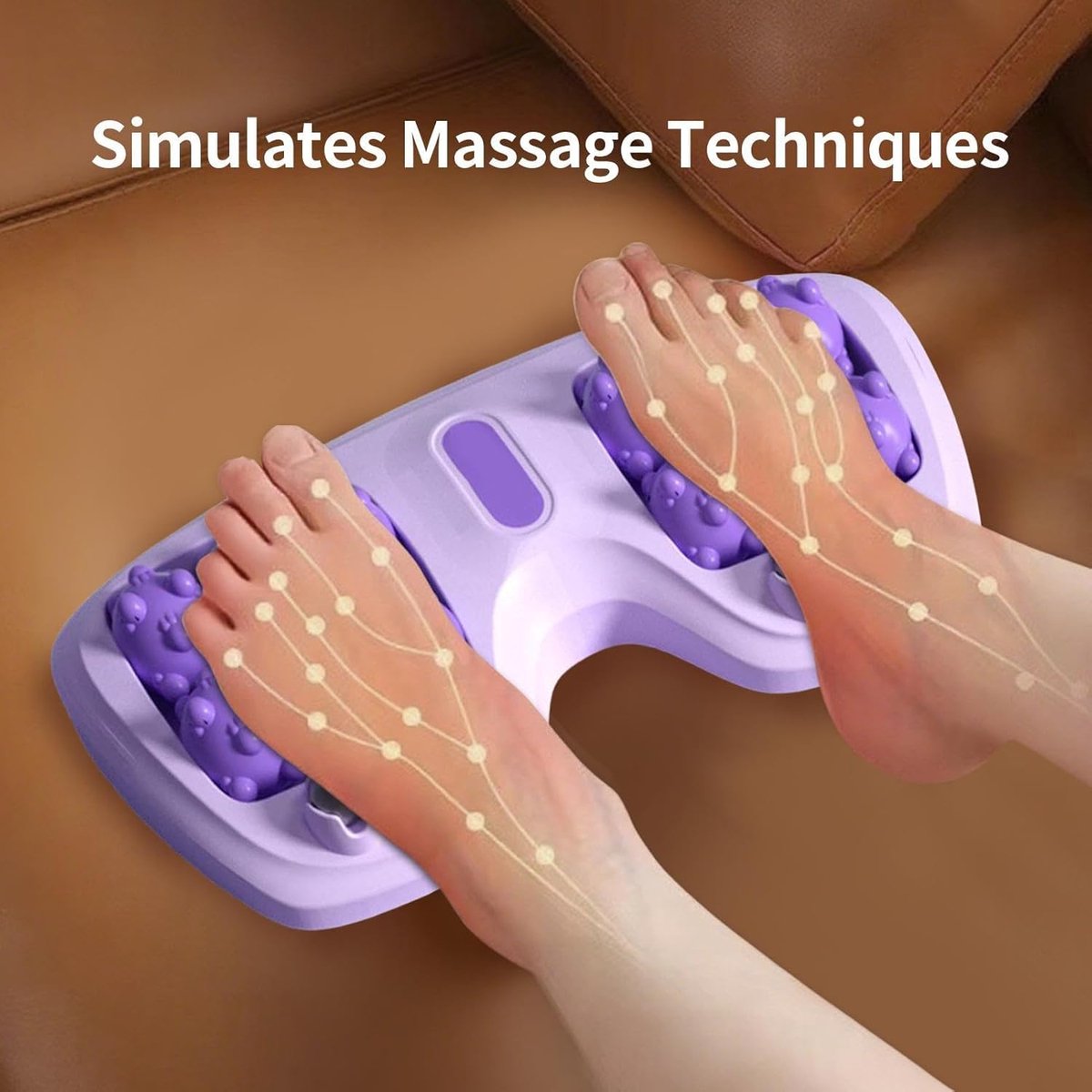 Voetmassageroller - Voetroller massage - Voeten ontspannen - Ergonomische acupressuur - 28x14x3 cm - Niet gespecificeerd
