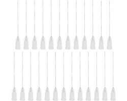 Dosing Needles met Blunt Tip - 5 cm - 25 Stuks - 27 g - Industrieel Vloeistofdispensernaald met Luer Lock voor Vloeibare Inktvulling