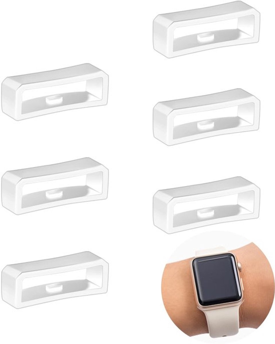 horlogeband houder lus, siliconen horlogeband houder houder vervangende horloge sluiting