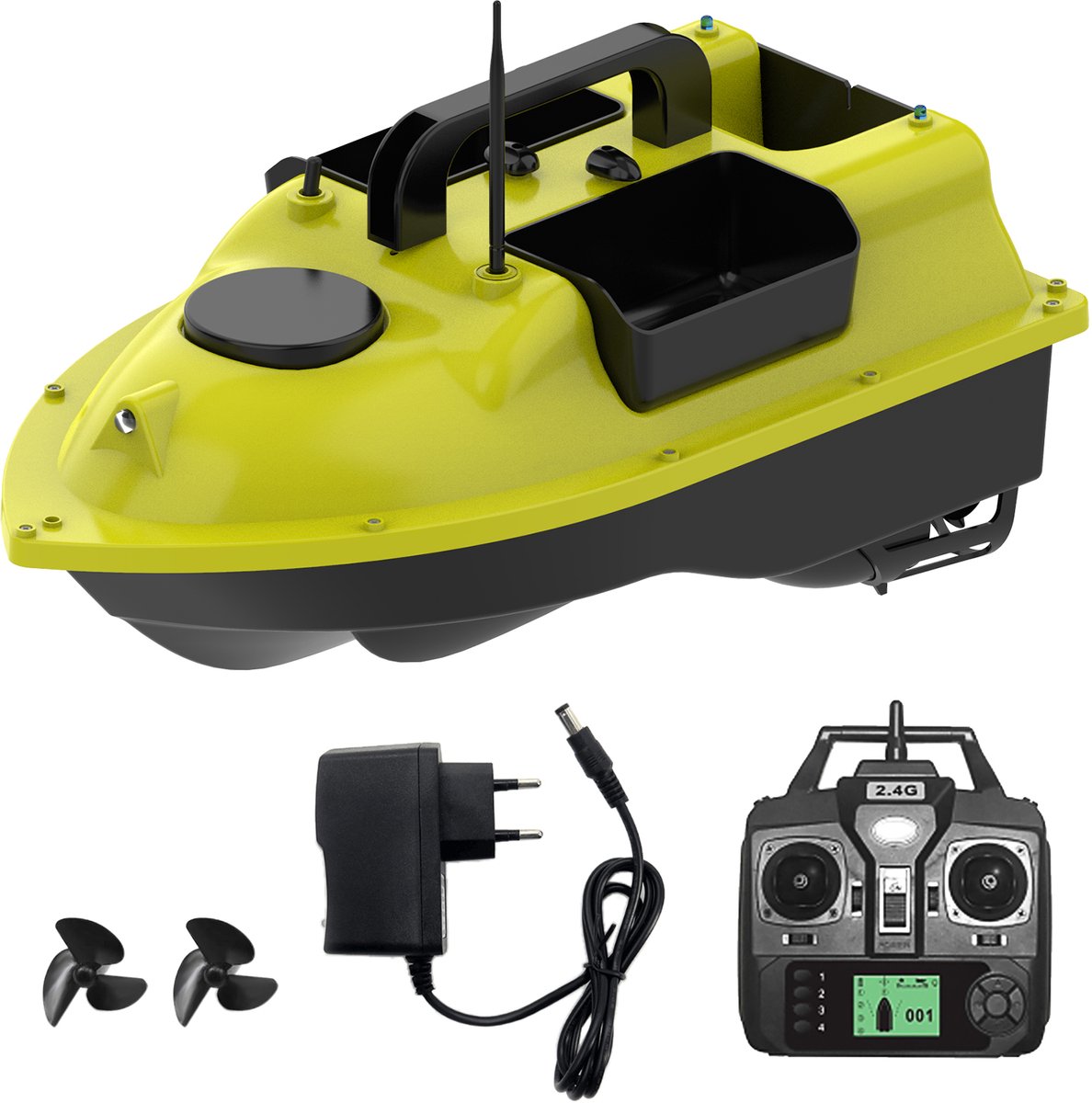 GPS Voerboot – 500 m Bereik – 2 kg Laadvermogen – Automatische Terugkeer