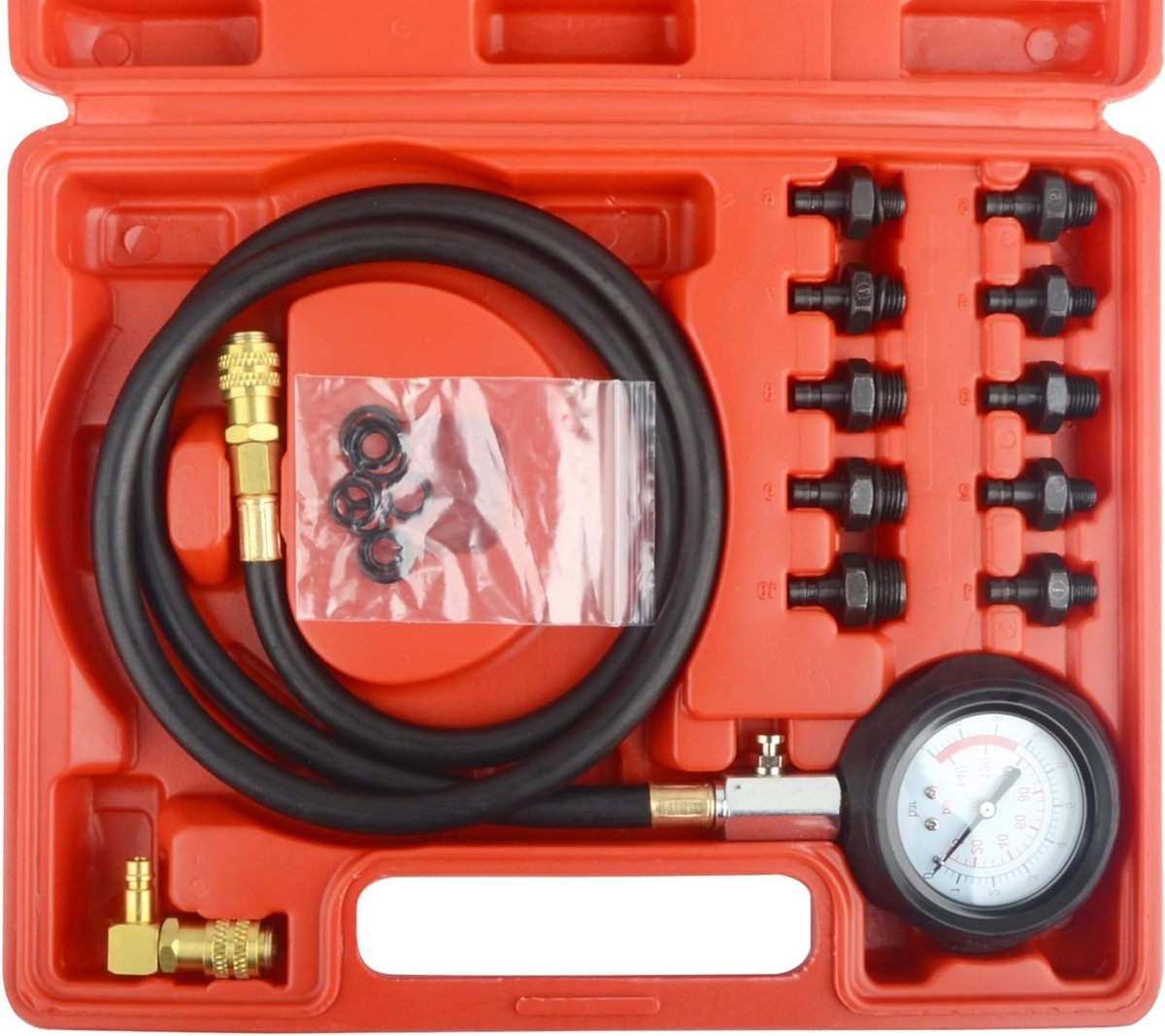 Diagnosetool voor Motor Cilinderolie Druk met Meerdere Accessoires en Precisie Metingen