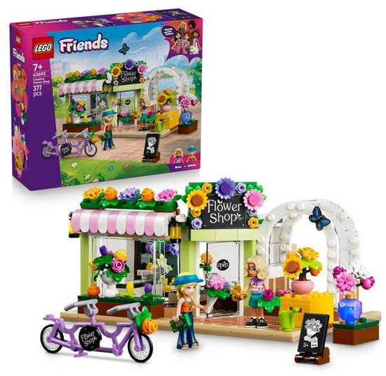 LEGO Friends Creatieve Bloemenwinkel Bouwpakket voor Kinderen met Bloemen en Speelgoedwinkel 42693
