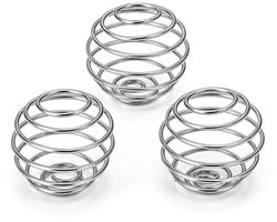 Shakerbal - Mengbal voor Shakebeker - RVS - 3 Stuks
