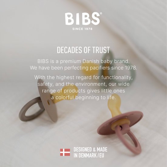 Bibs - Fopspeen - Try It Collection - Maat 1 - 3 stuks - Ivory van BIBS — afbeelding 5