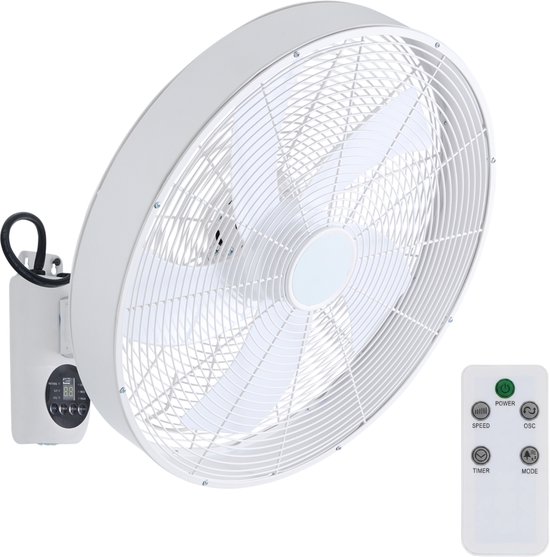 Evolar Wandventilator met Afstandsbediening