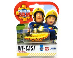 Dickie Toys Brandweerman Sam Reddingsboot Neptune - Figuur - Metaal - 7.5 cm