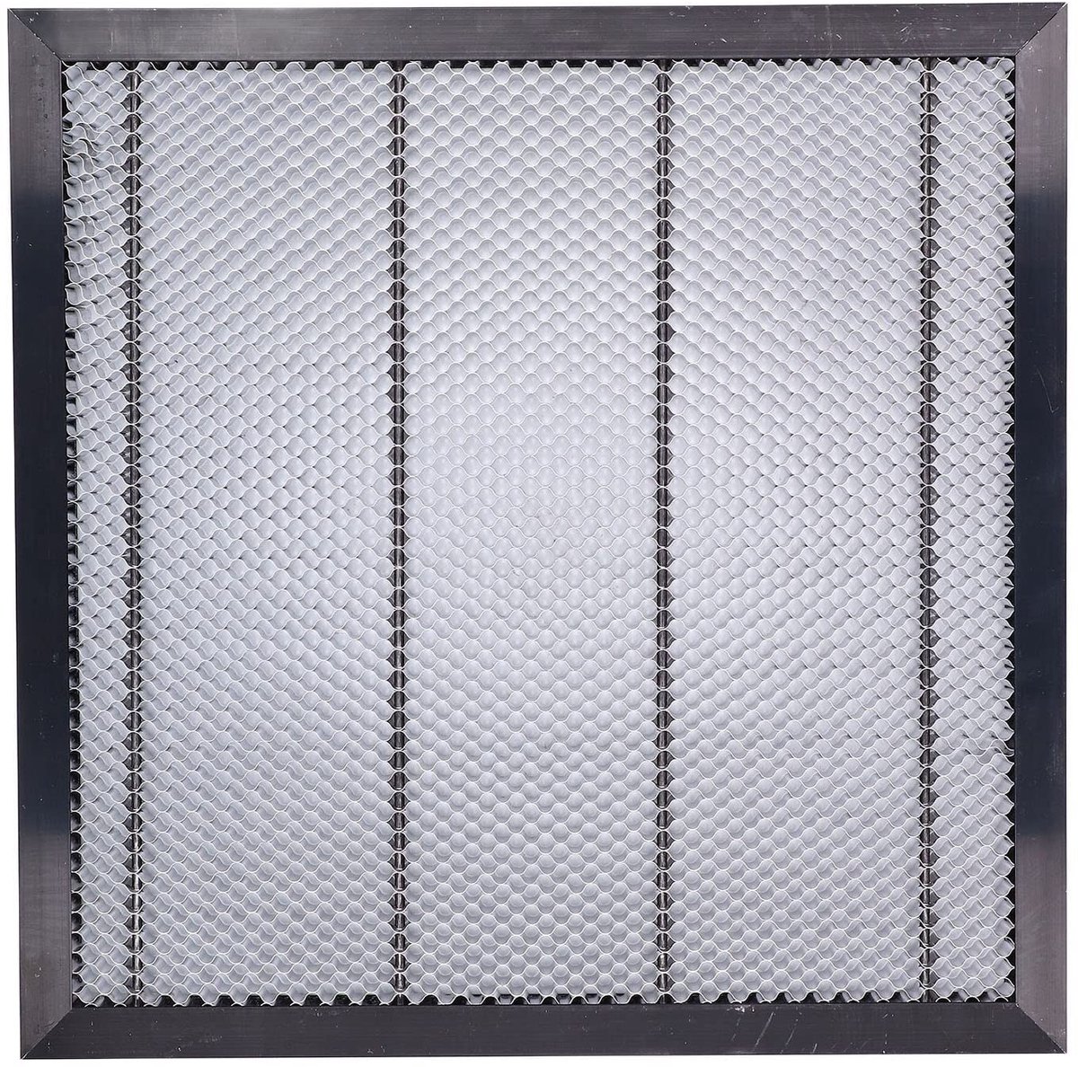 Dailygoods- Aluminiumlegering Cutter - Duurzaam Bureau - Honingraat Werktafel - CNC Bewerking - Schoon Snijden - 400x400x22mm
