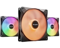 Be Quiet! – Light Wings LX PWM Triple Pack – Behuizingsventilatoren – 140mm – ARGB – Zwart