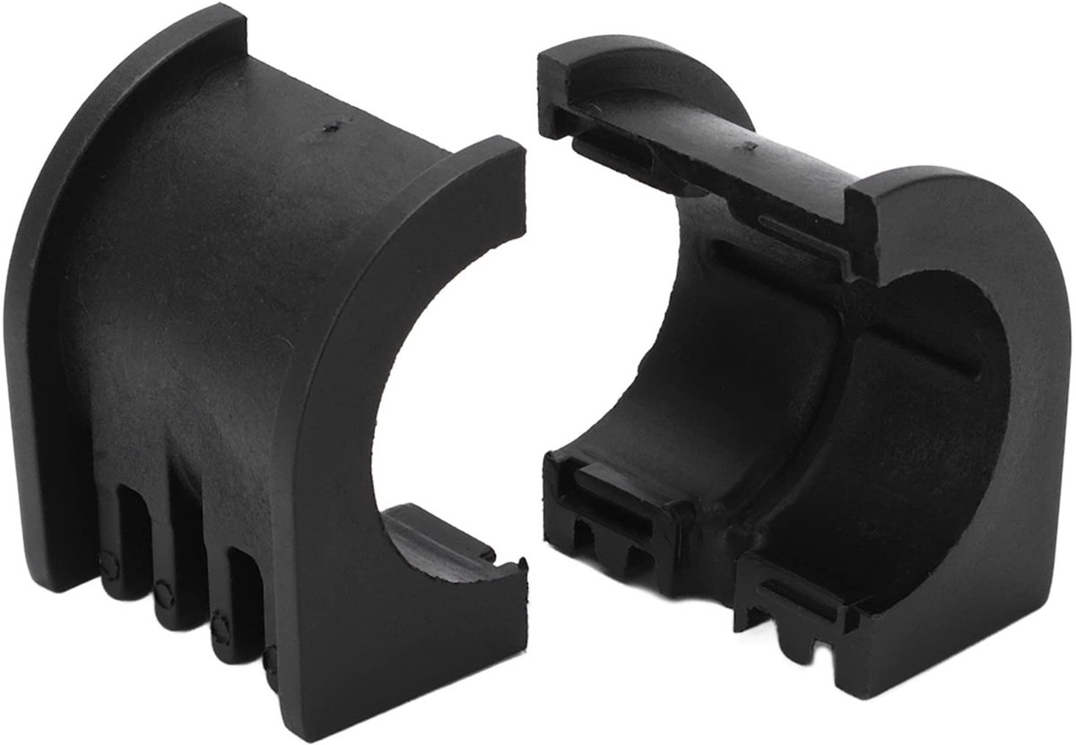 Dailygoods- Stuurbus Bovenste - 2 Stuks - ABS-kunststof - Compatibel met 400/500/570/800 - Eenvoudige installatie - Zwart - Stuurpen