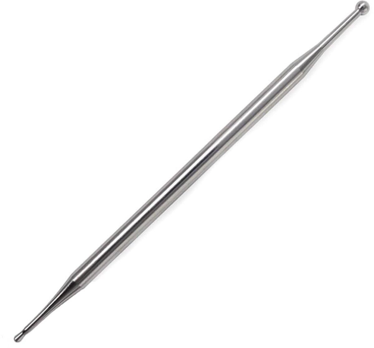Dailygoods- Gezichtsreflexologietool 13 cm - Draagbaar Massagegereedschap - Acupunctuurnaald - Zelfmassage - Diepe Weefselmassage - Roestvrij Staal - Acupressuurtool