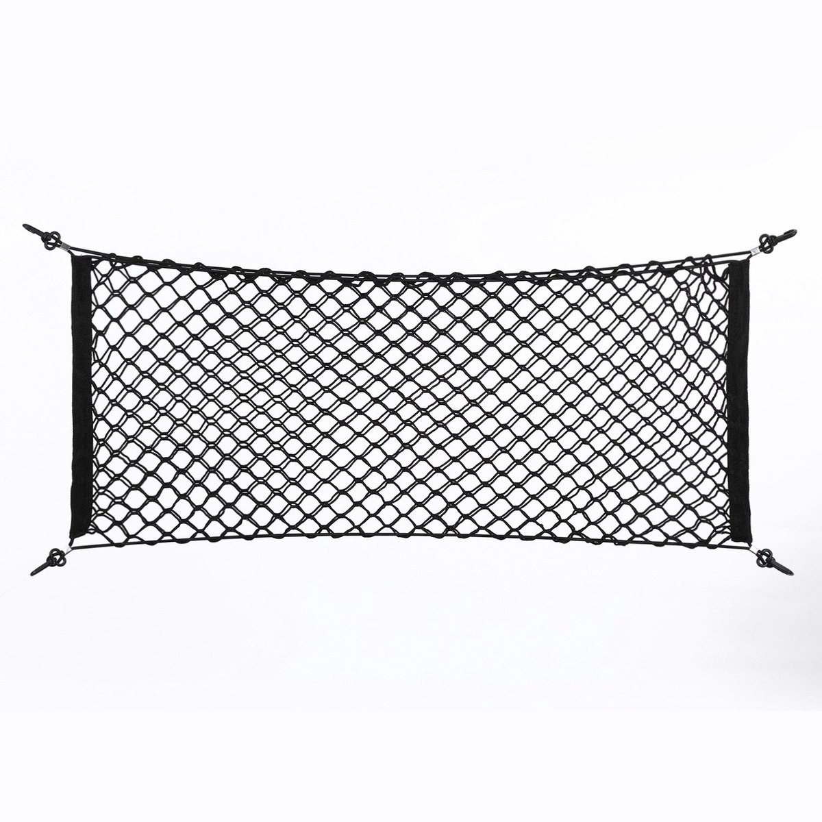 Dailygoods- Opbergnet Universeel - Bagagehouder - Organizerstoel - Kofferbaknet - Nylon Opbergnet - 100 x 40 cm - Bagagenet