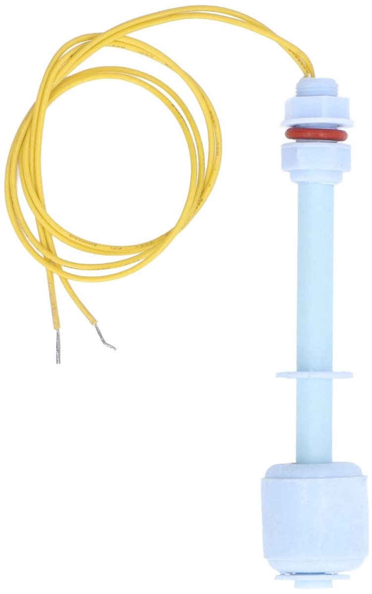 Dailygoods - Water Niveau Sensor - Float Switch - Compacte Plastic Schakelaar - Voor zwembaden en tanks - Betrouwbare werking - Waterdetectie - Voor d...