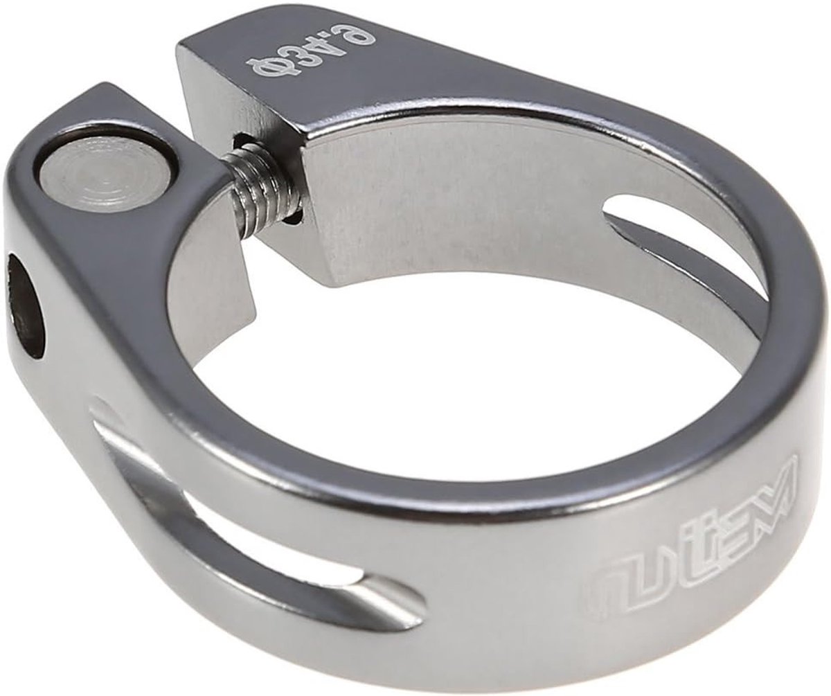 Zadelpenklem voor Fietsen, Snelle Ontgrendelclip van Aluminium 34.9mm voor Zadelpijpen 30.4/30.8/31.6mm, Lichtgewicht en Duurzaam