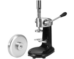 Dailygoods- Koffietamper Roestvrij Staal - Handmatige Koffietamper 51 mm - Tamping Base - Arbeidsbesparend - Eenvoudig in Gebruik - Duurzaam Materiaal - Koffiestamper