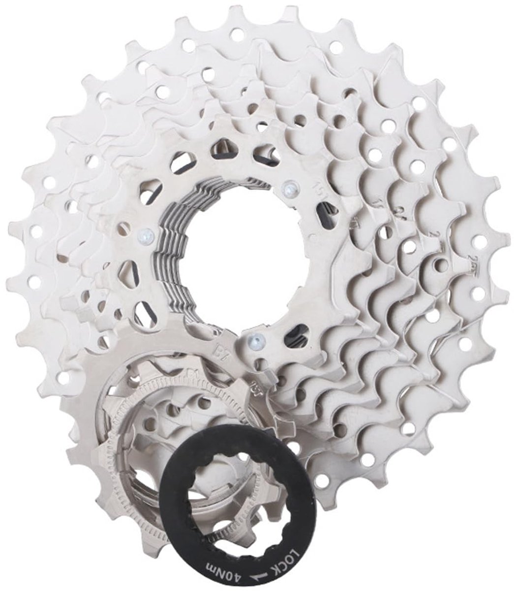 Dailygoods- Cassette 11-13-15-17-19-21-24-28T - Fiets Cassette - Vrijloop Cassette - Mountainbike Cassette - Stalen Materiaal - Geschikt voor MTB/BMX - Fietscassette