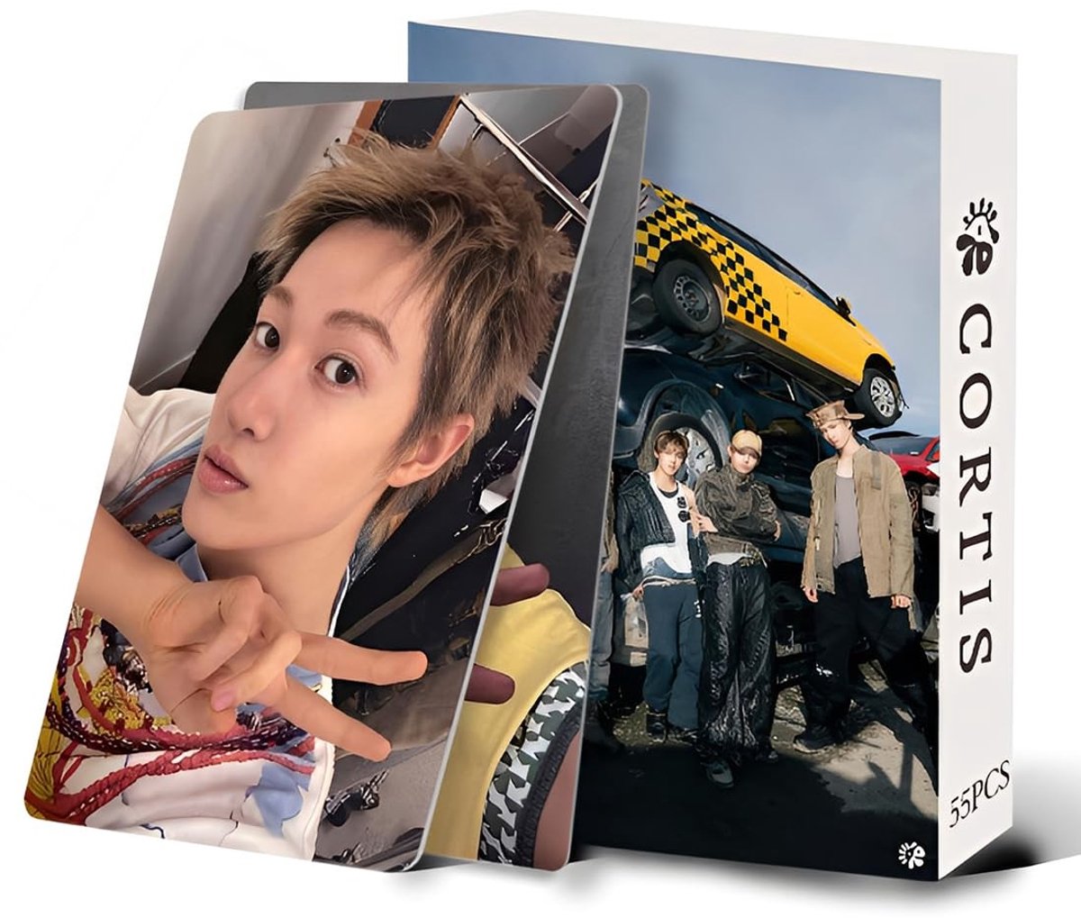 Dailygoods- Lomo-kaarten 55 stuks - K-pop ansichtkaarten - Verjaardagscadeau voor fans - Duurzaam papier - Tweezijdig ontwerp - Afmetingen 85 x 55 mm