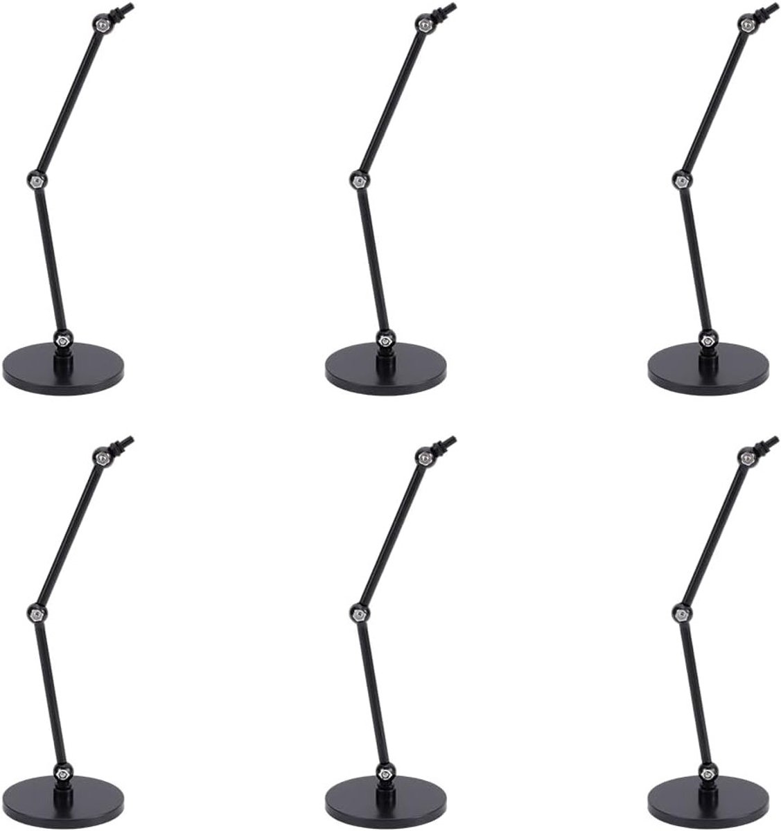 Actiefiguur Statief met Ronde Basis voor Poppen - Duurzame Display Houder voor Verzamelobjecten, Geschikt voor Diverse Actiefiguren en Modellen, 5x17cm