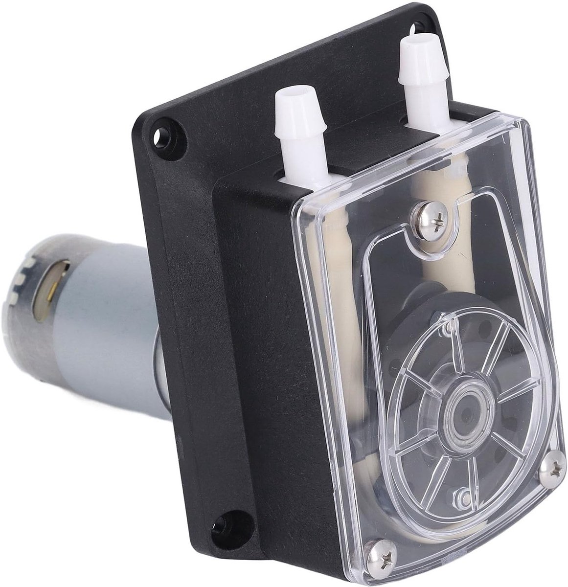 Peristaltische Pomp DC12V met Hoge Doorstroom van 1500Ml/min, Voedselveilige BPT Slang, Stil DC Tandwielmotor voor Diverse Toepassingen zoals Afwasmachines en Inktdruksystemen