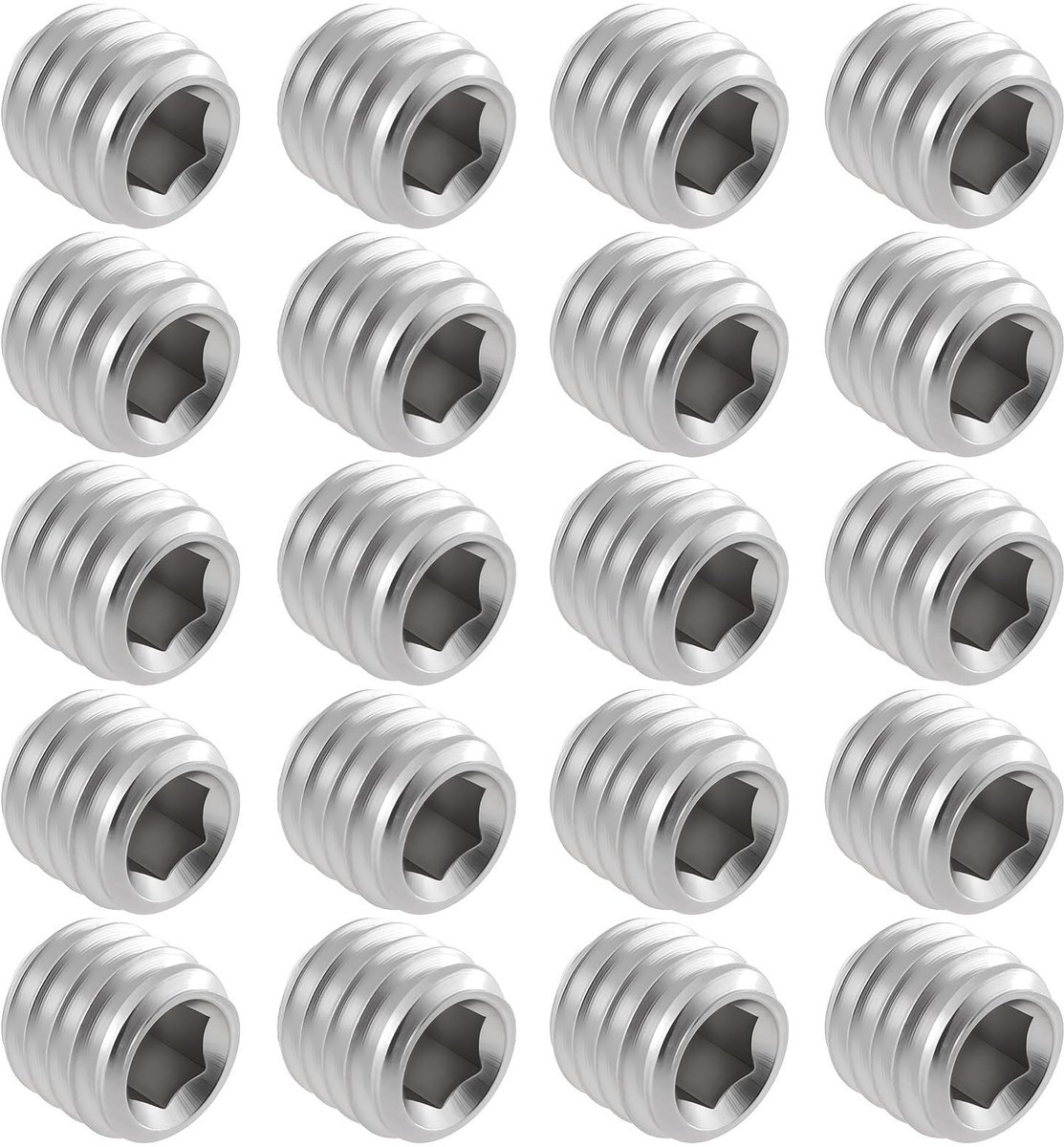 SOUQONE- Antenne Schroeven 20 Stuks - 10#-32 x 3/16 - Compatibel met Wilson 880-900911/W1000/W500 - Zeskantaandrijving - Metaal - Veilige Bevestiging - Montageschroeven
