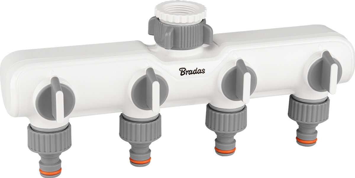 Bradas white line - 4-voudige verdeling - met individuele kleppen - tuingebruik afbeelding