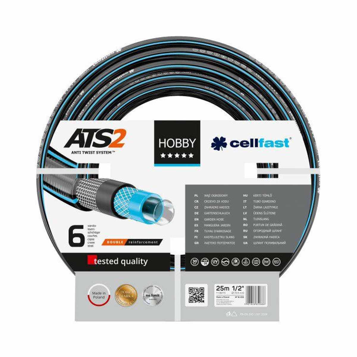 Cellfast Hobby ATS2™ Serie - Tuinslang - 3/4" - 45m - UV-bestendig