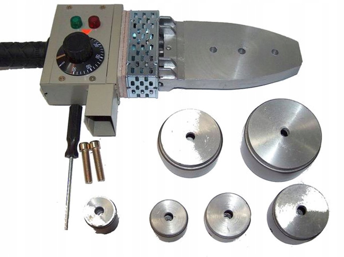 MAR-POL M55901 Serie - Lasapparaat voor Kunststofbuizen - 1100W - Thermostaat - Ergonomische Handgreep