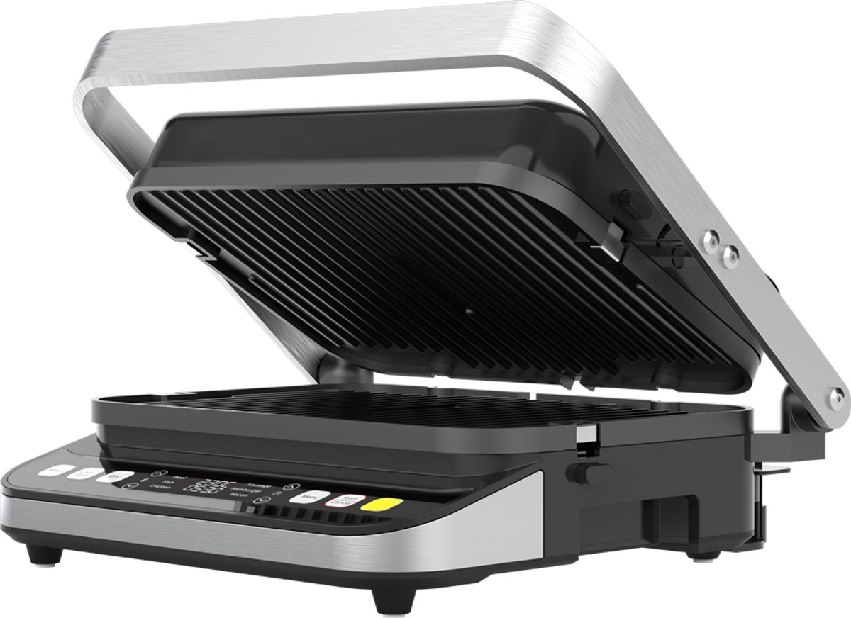 AENO EG5 Serie - Elektrische Grill - 2000W - 6 Programma's - Ontdooien - 320x220 - Zwart