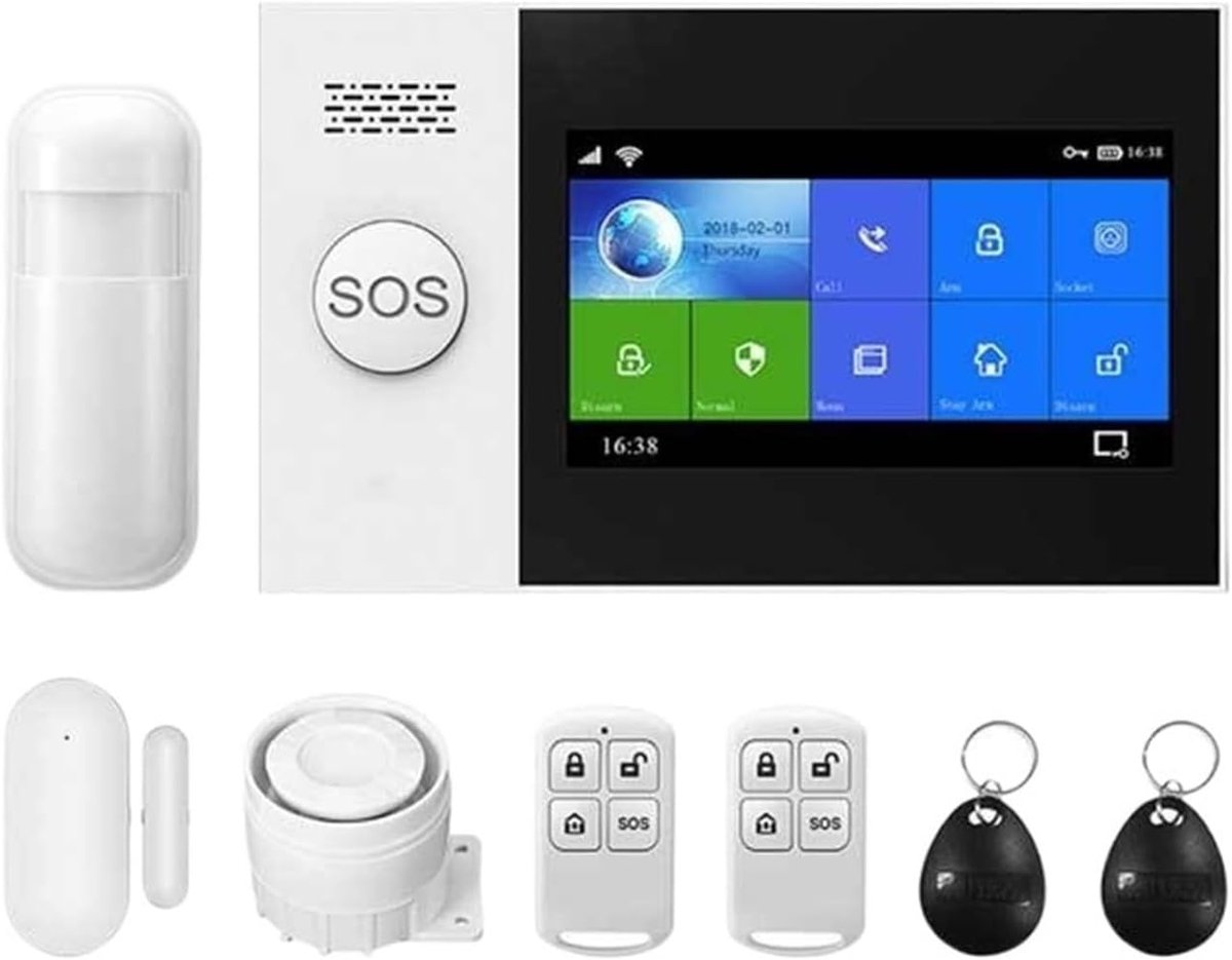 Beveiligingssysteem Thuis - Alarm Systeem - Huis Beveiligen - 4.3 Inch Touchscreen - 160 x 98 mm