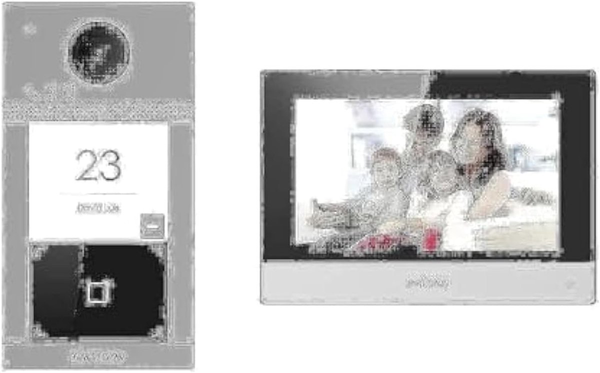 Video Intercom Kit - Deur Intercom - Beveiliging Thuis - Ruisonderdrukking Echo - 20x14x1.5cm - Zwart