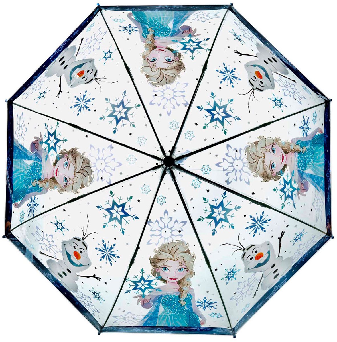 Frozen Paraplu - Kinderparaplu - Metaal frame - Blauw - Transparant — cadeau in Spellen & Speelgoed - foto 4