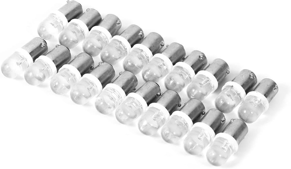 LED Lampen - Dashboard Verlichting - Auto Interieur - 8000K Kleurtemperatuur - BA9S H6W - Wit