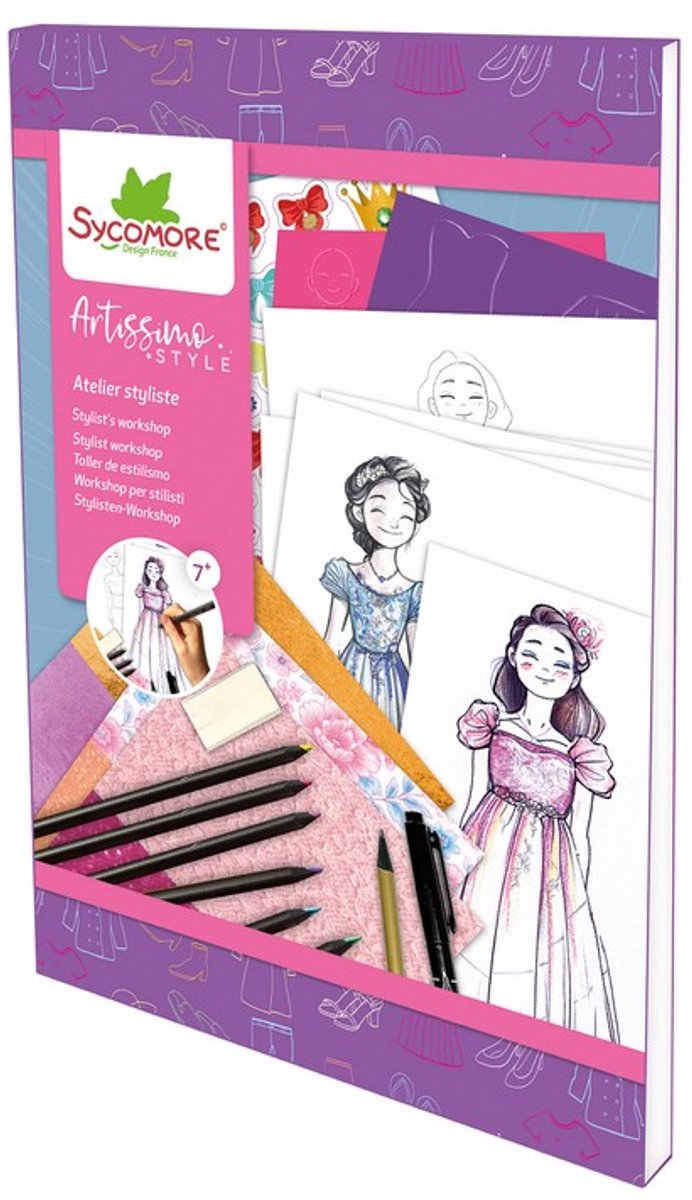 Sycomore knutselboek avondkleding - creatief speelgoed 7 jaar+.