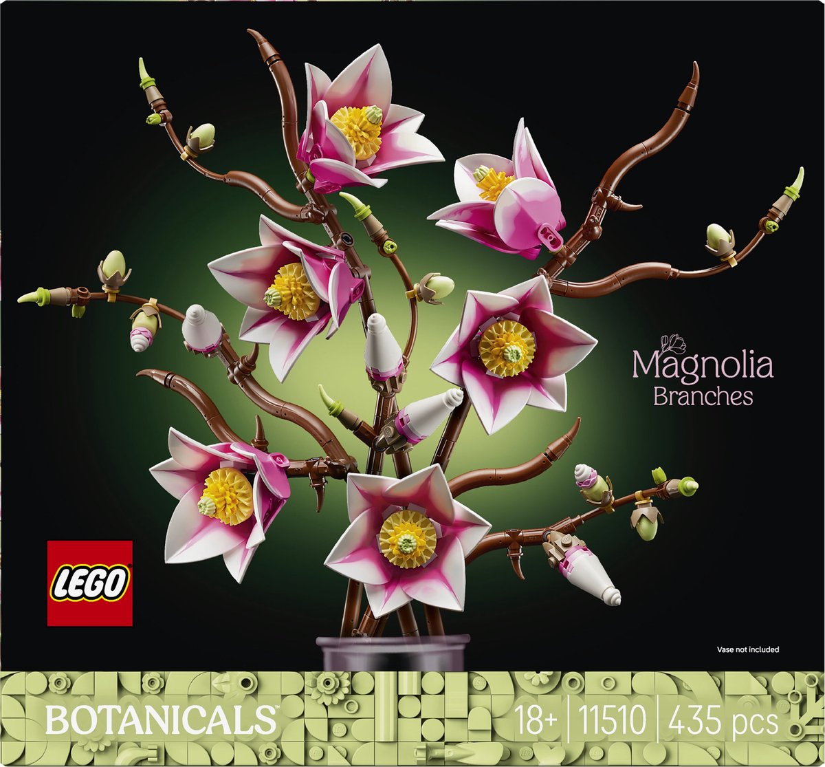 LEGO Botanicals Magnoliatakken - 11510 – foto 7