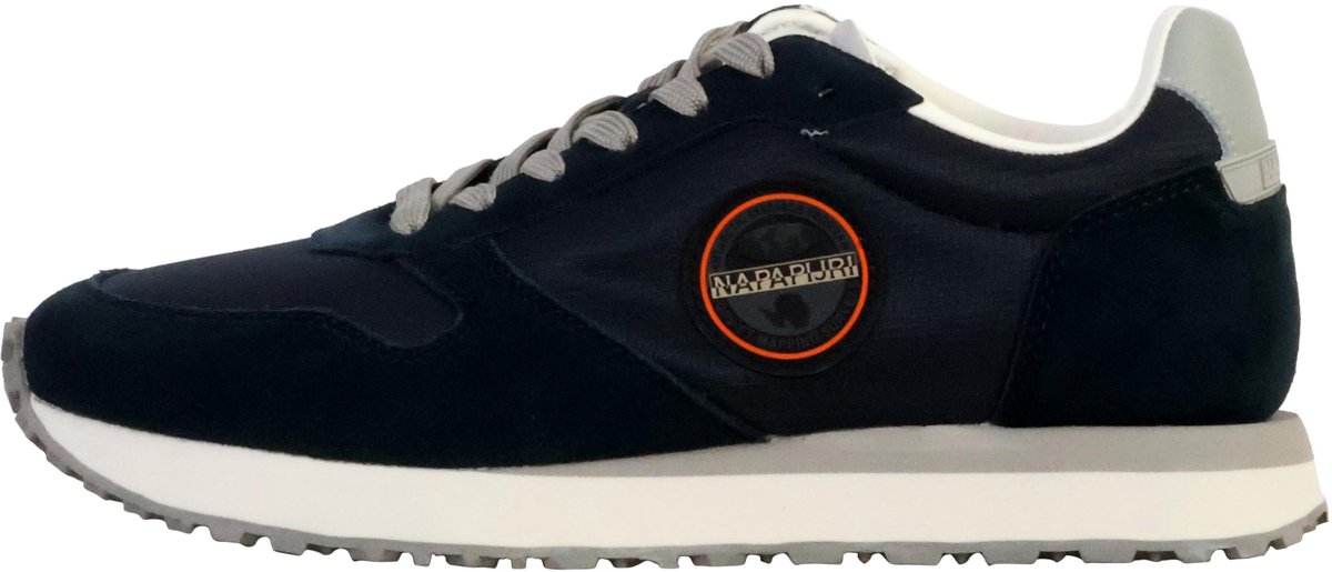 Lage leren sneakers Sun Blauw