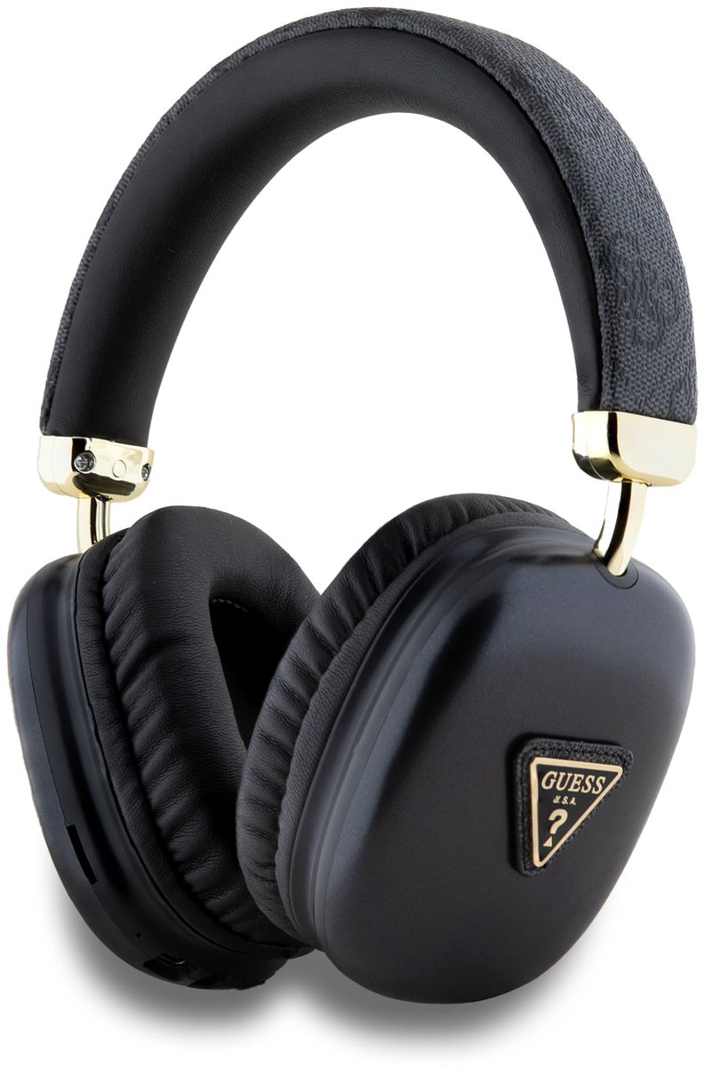 Guess 4G Triangle Bluetooth Stereo Over-Ear Koptelefoon - Zwart