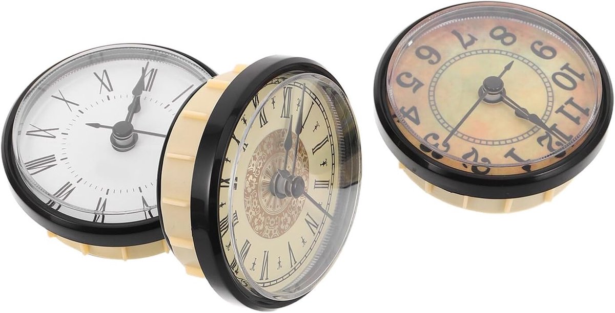 Klok Inzetstukken - Quartz Uurwerk - Klok Maken - Fluisterstil Mechanisme - 6.8cm - Diverse Kleuren