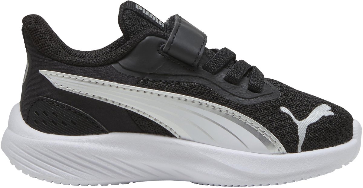 Kindersneakers met klittenband van Pounce AC inf Zwart