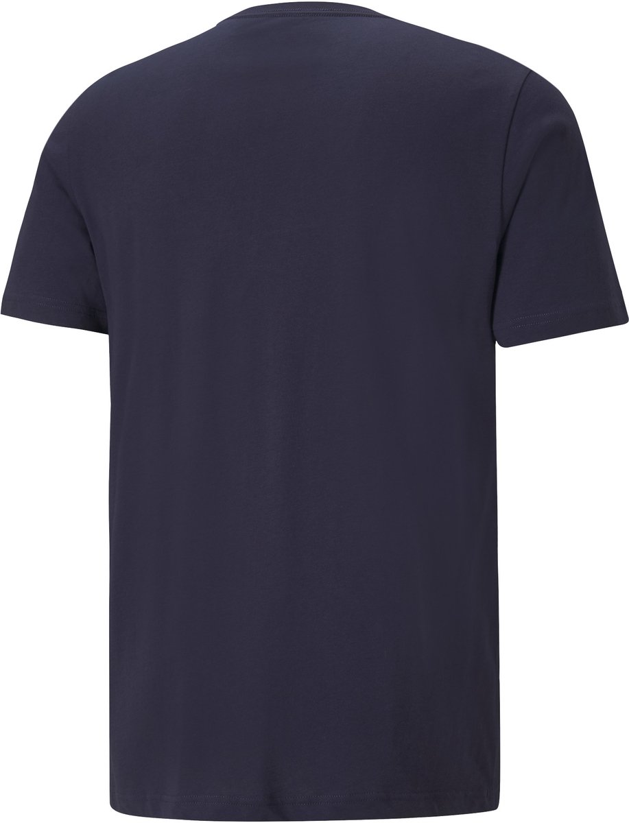 T-shirt ESS met klein logo Blauw
