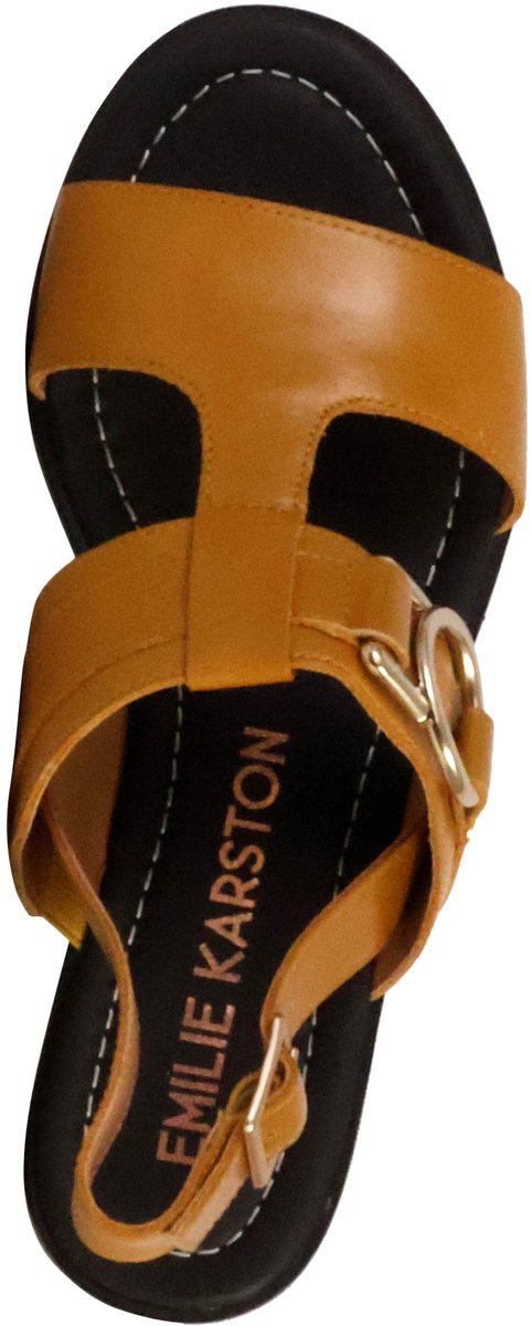 Gretta leren sandalen