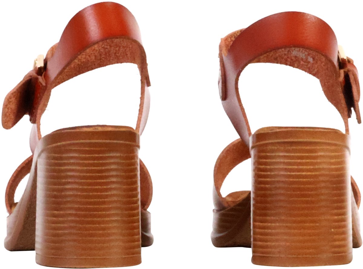 Sandalen met hak