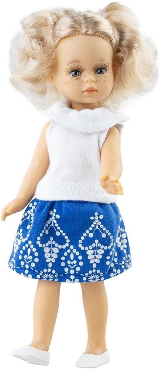 Pop Loli - Speelgoedpop - Kinderkamer decoratie - Handwerkliche Qualität - 21 cm - Meerkleurig