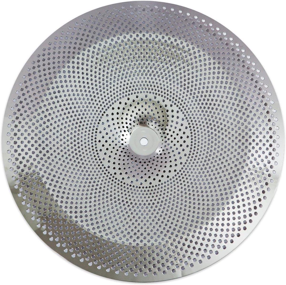 Oefenbekken Set - Stil Bekken - Drummen Oefenen - Snel Dicht Geluid - 18 Inch - Zilver