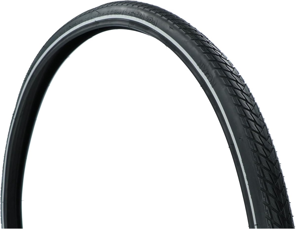 Fietsband Traveller - Stadsfiets Band - Dagelijks Gebruik - Lekbeschermingsgordel - 28x1 5/8 x 1 3/8 - Zwart