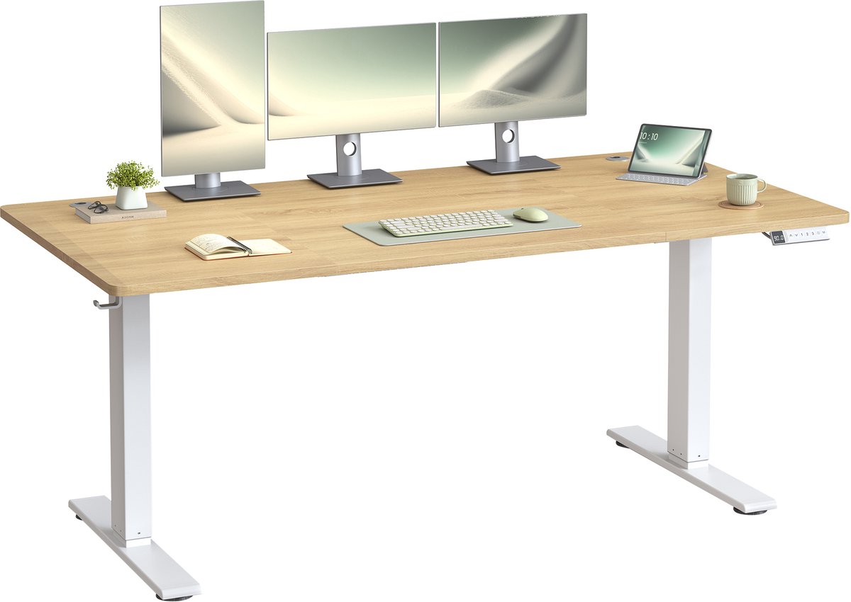 VASAGLE - Zit Sta Bureau - 160 x 80 cm