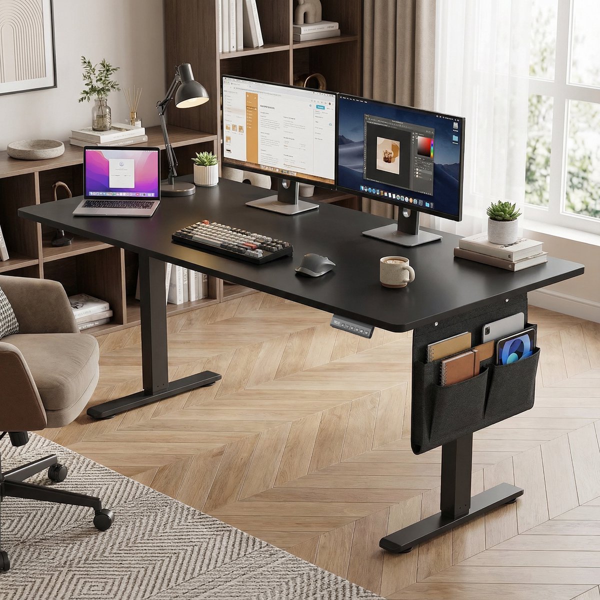 SONGMICS SONGMICS Zit-Sta Bureau - afbeelding 4